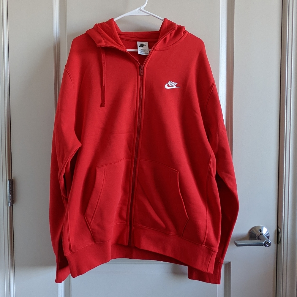 Nike Athletic Hooded Zip-up Sweatshirt